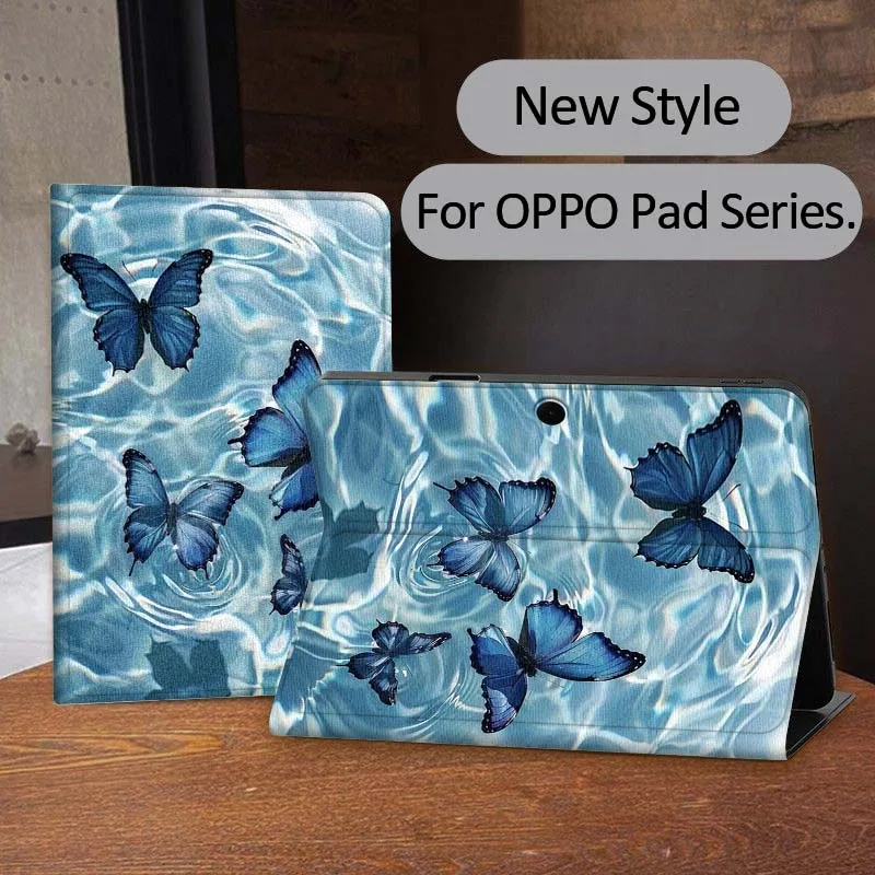 

Beautiful butterfly pattern Tablet Case For OPPO Pad 2 3 4 11 SE X Air 2 Neo Pro 12.1 10.36 11 11.4 13.2 Inch