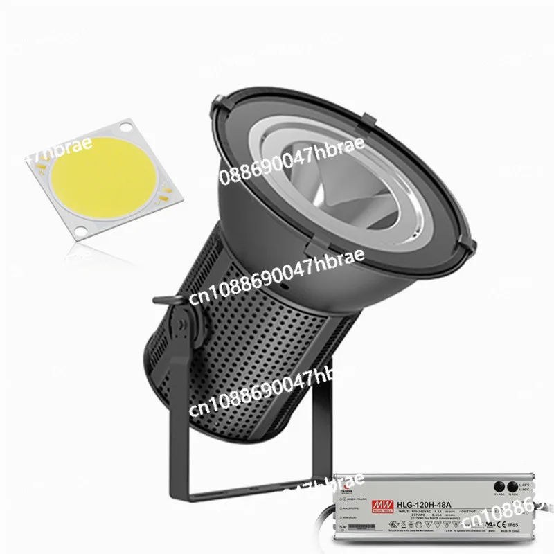 IP68 Fins New Round 150W COB Floodlight Kit Floodlight Kit Shell Stadium Light Kit