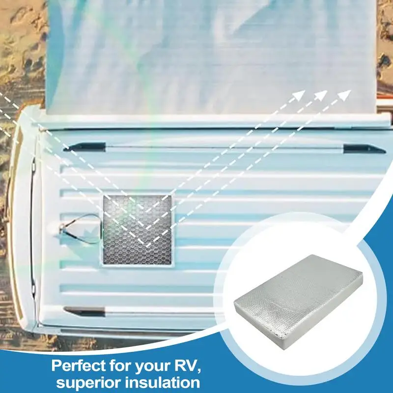 مقاوم للماء RV فتحة سقف المظلات سقف متنقل RV تنفيس عازل الأشعة فوق البنفسجية الألومنيوم فيلم كتلة عاكسة ظلة اكسسوارات السيارات