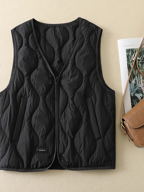 

Lightweight Velvet Vest Top Women's Faion Autumn Winter New Sle ort V-ne Versatile Inner Wear Jaet Floral Embroidery