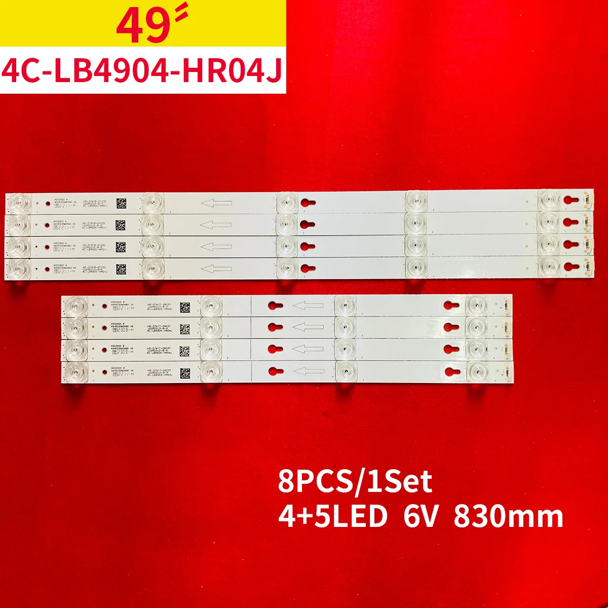 

LED for 49D2900 49HR330M04B0 49UC6316 49UC6406 49UC6416 49UC6426 49UC6306 49UC6326 U49P6006 4C-LB4904-HR04J U49P6016 U49P6066