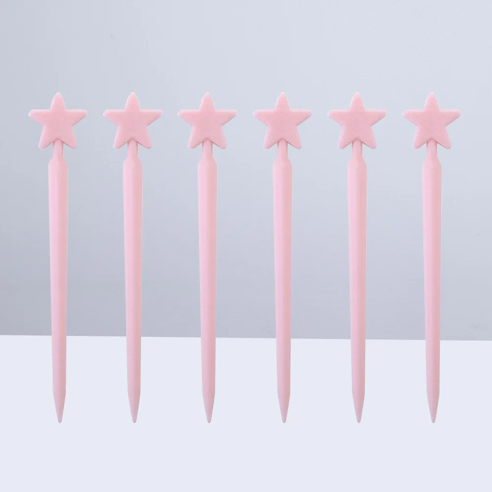 

20pcs Cake Fork Bento Picks Creative Pattern Reusable Food Fruit Forks For Dessert Snack Party Supplies Kitten Fruit Fork