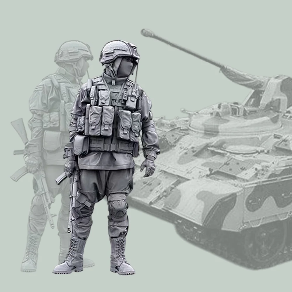 

1/35 High Quality Military Resin Figure Kits Russian Modern Special Forces Soldier Self-assembled Unpainted Assemble Model