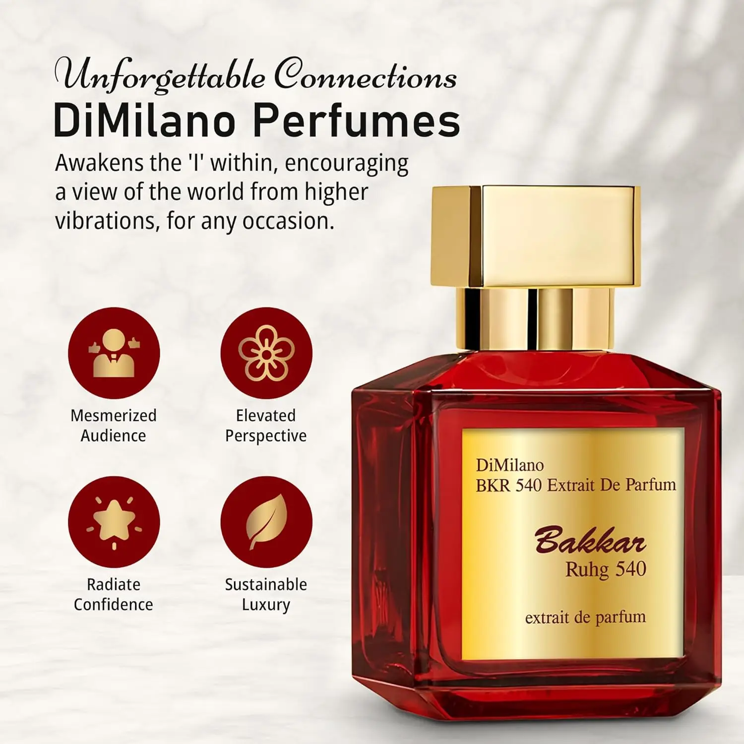 انطباع BR 540 Extrait De Parfum. باكار روهج 540 اكسترايت دي برفوم 70 مل أو 2.4 أونصة. (عبوة من 1) للجنسين (70 مل)
