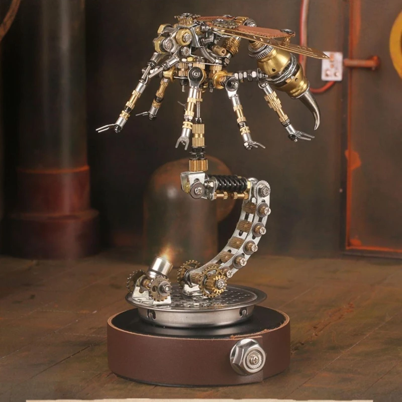 Mechanical Insect Iron Metal DIY Building Blocks 3D Three-Dimensional  Model Gift for Kid Adult Ornament  Figurines  Miniatures