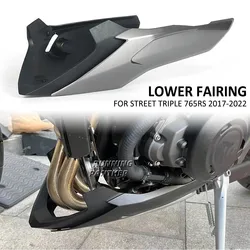 For Street Triple 765 RS 765RS 2017-2022 Motorcycle Engine Lower Spoiler Body Bellypan Fairing Protector Guard Chassis Shield