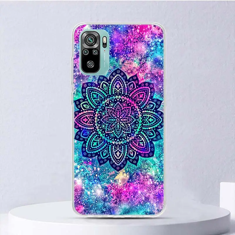 Mandala Sunflower Mandala Soft Case For Xiaomi Redmi Note 13 12S 11S 10S 12 11 10 Phone Cover 11T 11E Pro Plus 9 9S 8 8T Shell C