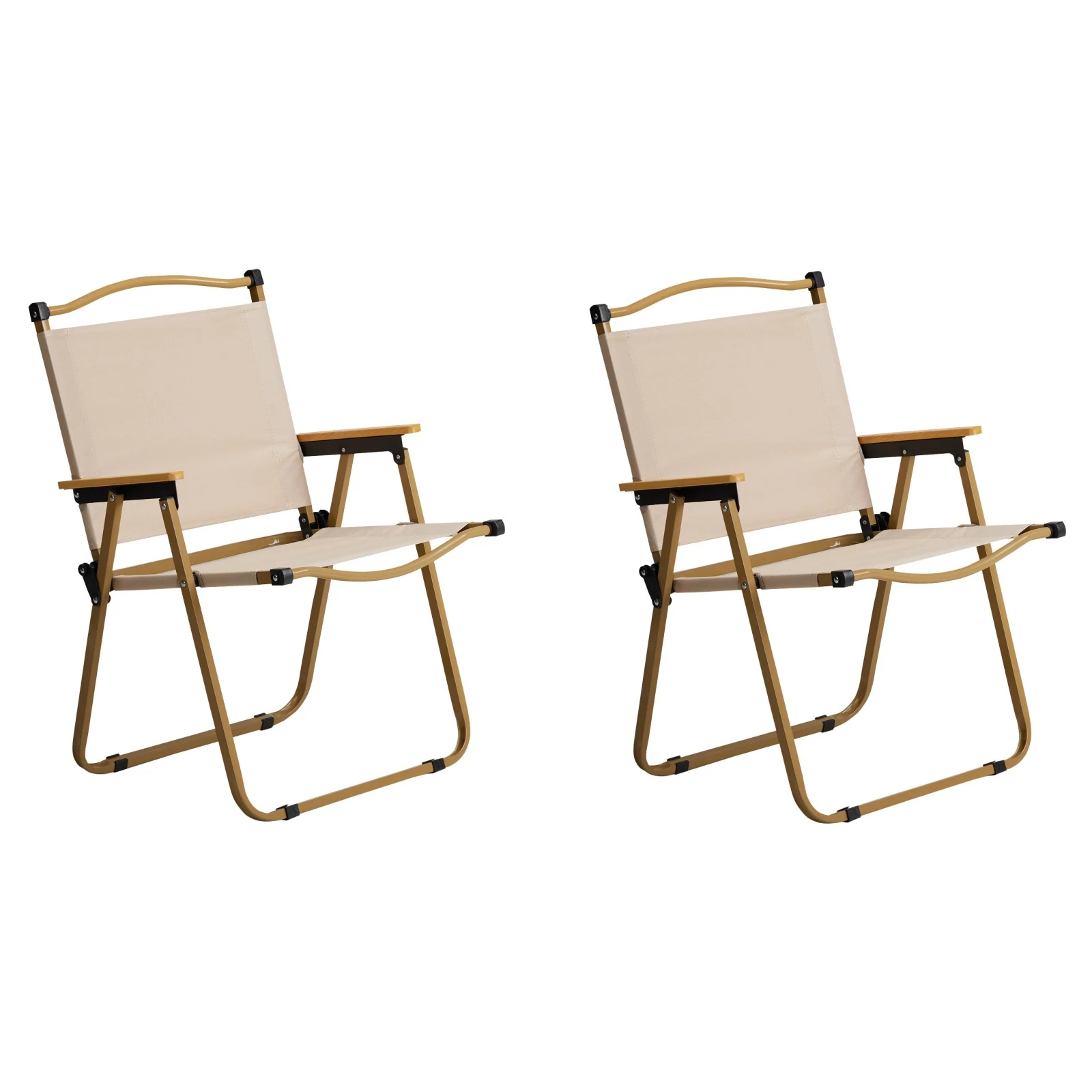 

2 Pack Folding Camping Chair, Lightweight & Portable Outdoor Beach Chairs Armchairs for Backyard Festivals Fishing Picnic Hiking