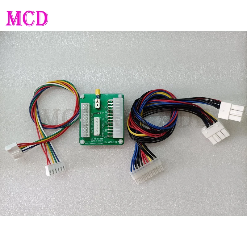 Connecteur d\'alimentation pour PC à 20/24 broches vers Sega NAOMI/décor CO, carte de conversion, adaptateur technique pour ordinateur