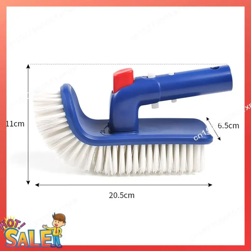 ABCL Pool Brush Pool Brush Head Rotatable Hand Scrub Brush For Step & Corner, For Pool,Spa, Bathroom, Hot Tub, Kitchen