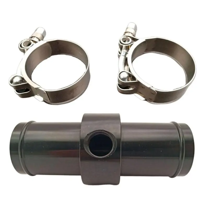 NEW HOT in Stock-Temperature Sensor Adapter For Automotive Inline Radiator Hose 3/8 NPT Aluminum Alloy Connector For Car Engine