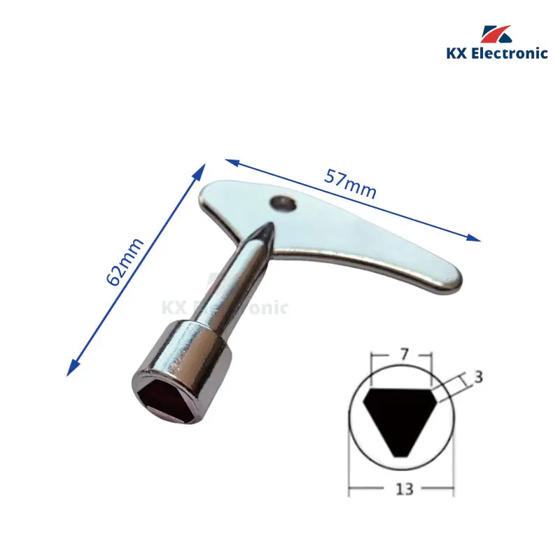 Multi-functional Internal Triangle Key Wrench Elevator Water Meter Electric Control Cabinet Electric Meter Valve Tools Key
