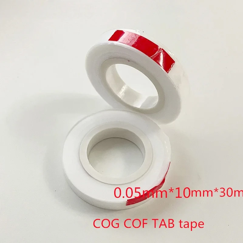 COG COF LCD Screen Repair Adhesive Bonding IC Hot Press Film White TAB Binding Tape Dedicated ACF