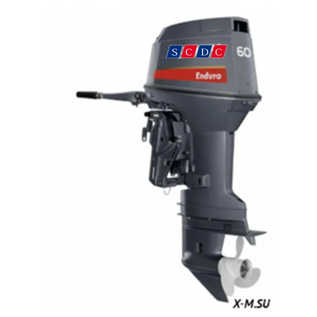 Original 2 stroke outboard boat engines Yanaha E60HMHDL outboard motors handle control type