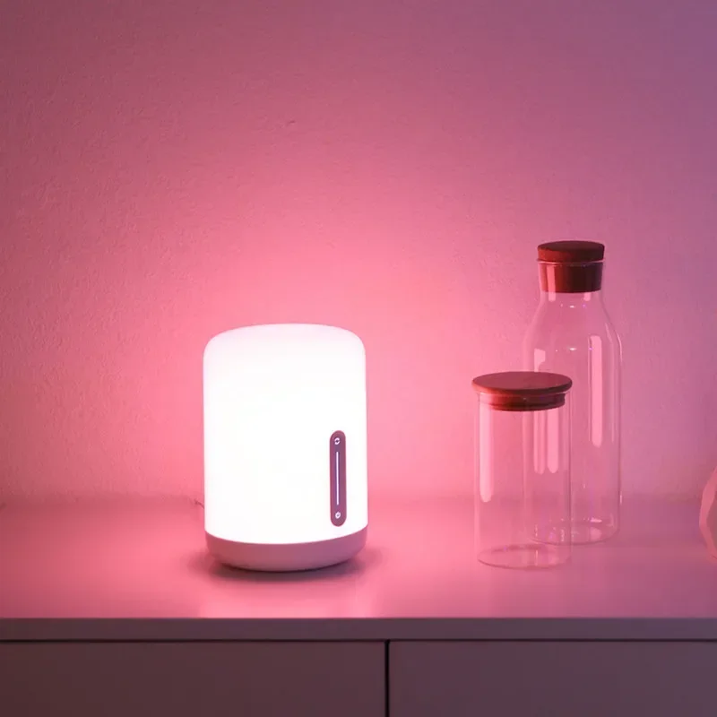 Xiaomi Mijia Bedside Lamp 2 Smart Table LED Night Light Colorful 400 Lumens Bluetooth WiFi Touch Control for Apple HomeKit Siri