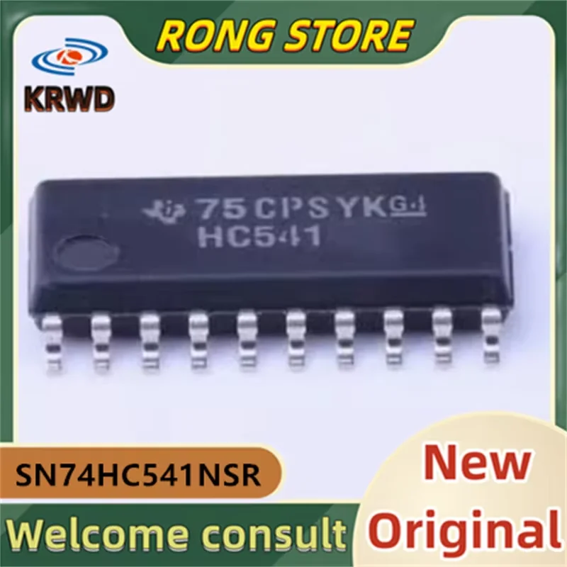 (15PCS) HC541 SN74HC541NSR  SN74HC541 74HC541N SOIC-20 New and Original Chip IC