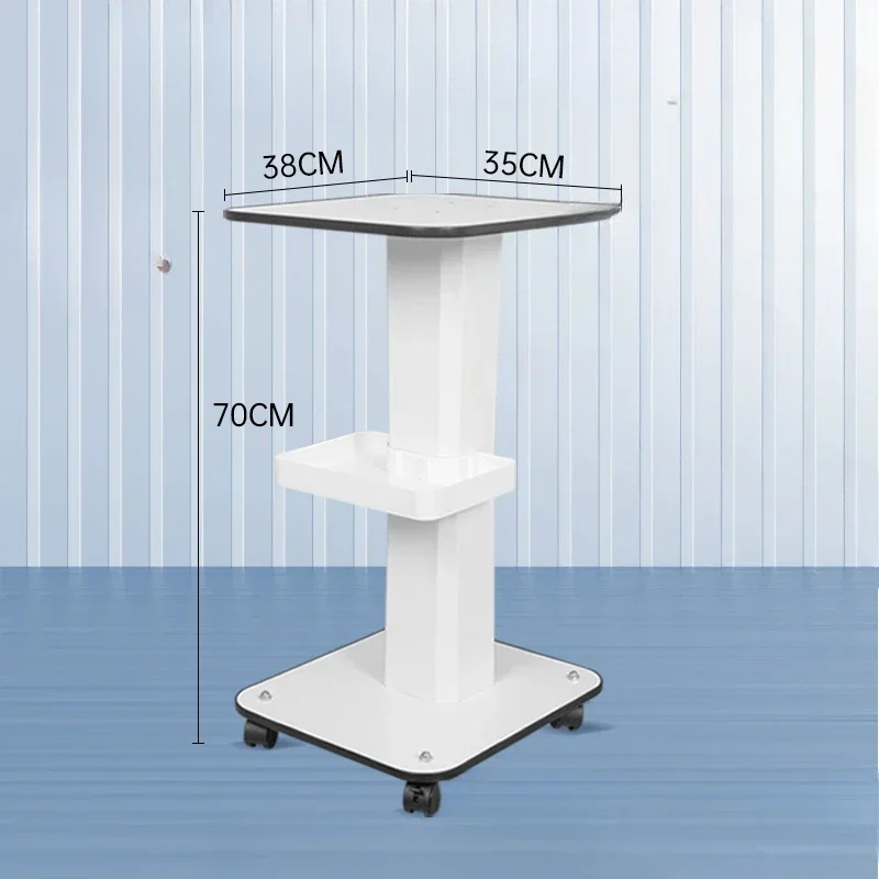 Hair Salon Equipment Cart Trolley for Beauty Instruments Compact Storage Solution for Salon Efficiency