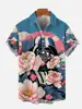 Printed Hawaiian Short Sleeve Shirt with Exotic Vibes