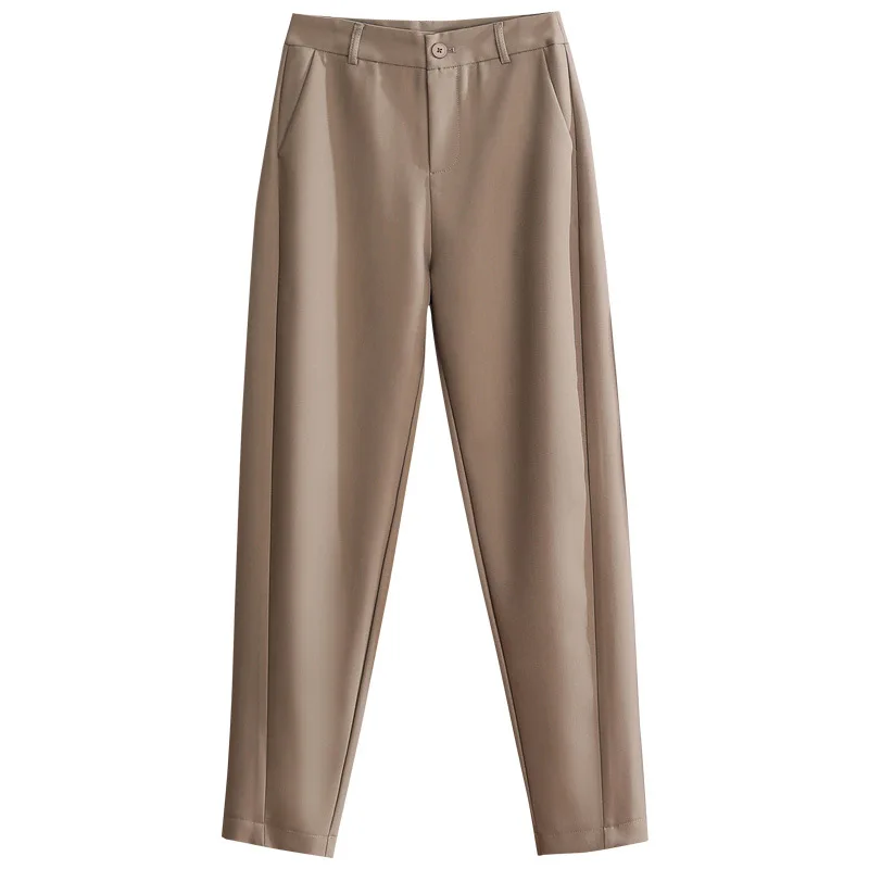 الخريف الاتجاه المرأة المنجل السراويل فضفاضة التخسيس رايات الحريم عارضة أزياء تسع نقاط السراويل