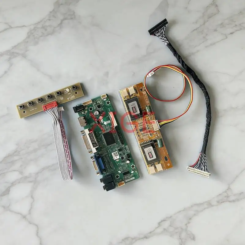 

Screen Drive Controller Board Fit MT220WW01 LTM220M2 M220EW01 LTM220M1 VGA DVI HDMI 1680x1050 1680*1050 30Pin LVDS 4CCFL Kit DIY