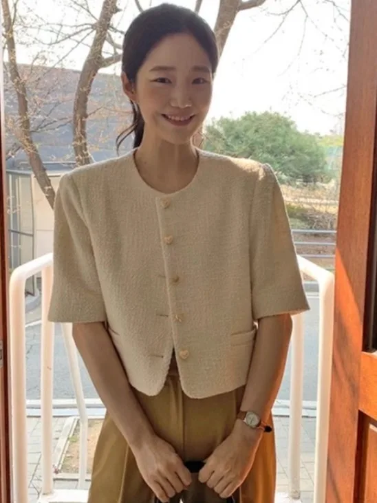 

Шикарное летнее пальто ort Sve, женское элегантное круглое пальто Ne специального дизайна, топ для поездок на работу, стандартный крой, средний мягкий