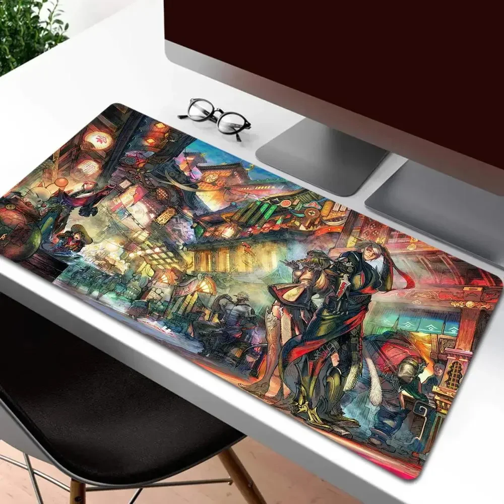 Multi Size Game Desk Accessories Mousepad F-Final Fantasys Game Rug HD Print Deskmat Computer Mat Rubber Mouse Mat Mausepad Desk