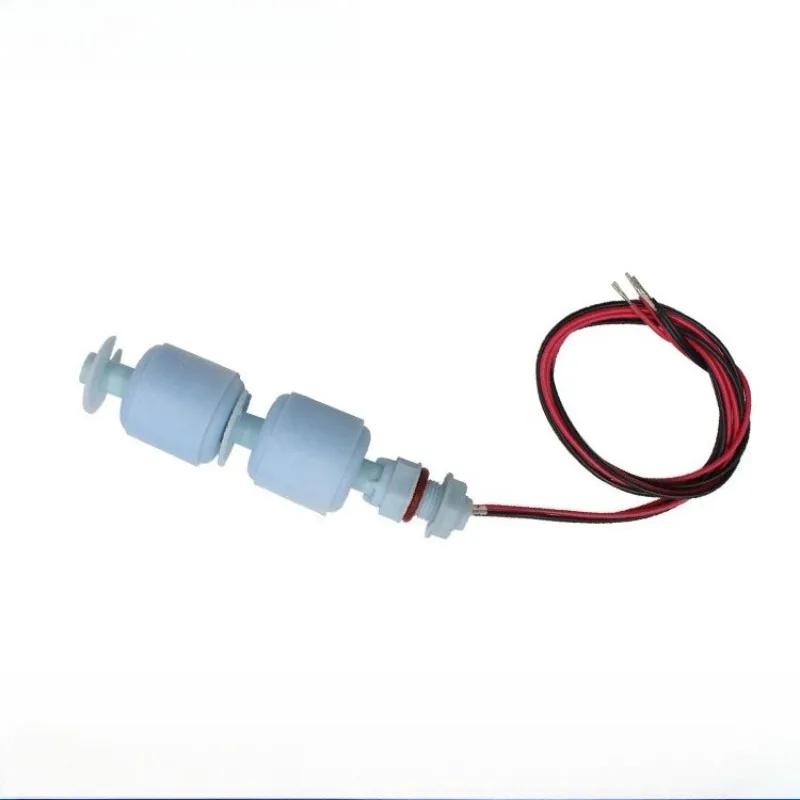 Double Float Ball M10 Screw Thread Liquid Level Sensing Switch High and Low Dual Water Level Control Sensor