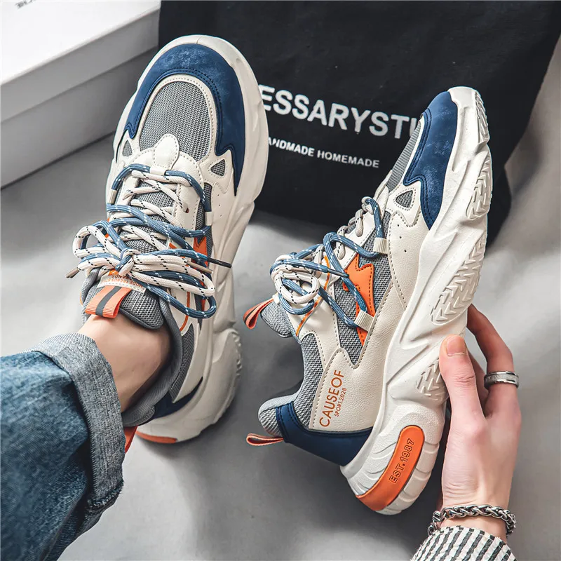 

Men's 2024 Luxury New Mesh Versatile Elevated Casual Shoes Youth Trend Fashion Sports Shoes Breathable Outdoor Running Shoes