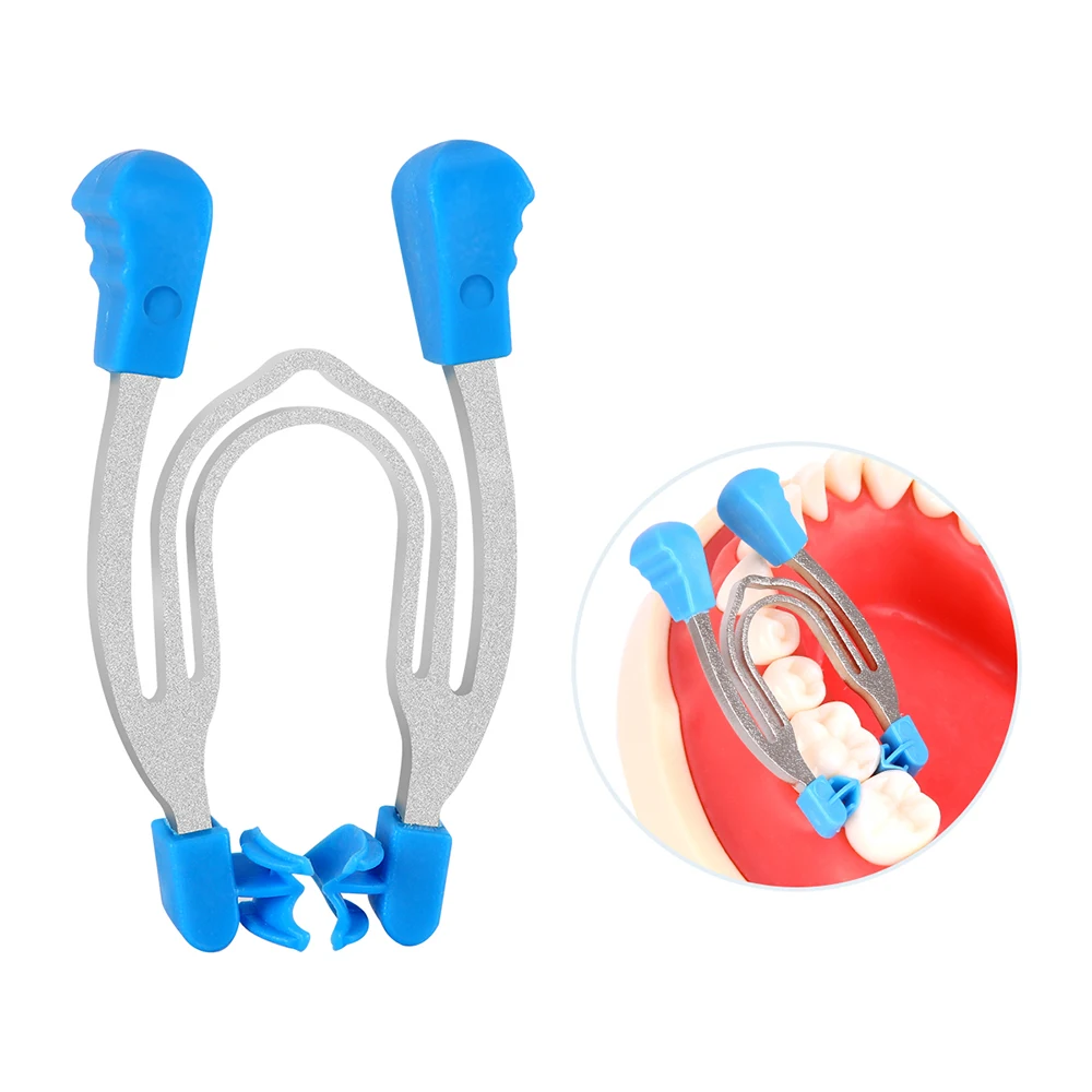 AZDENT-Clip de matriz contorneada seccional Dental, abrazaderas de Matrices, cuñas, Clip de resorte para odontología, anillo de Metal, herramientas