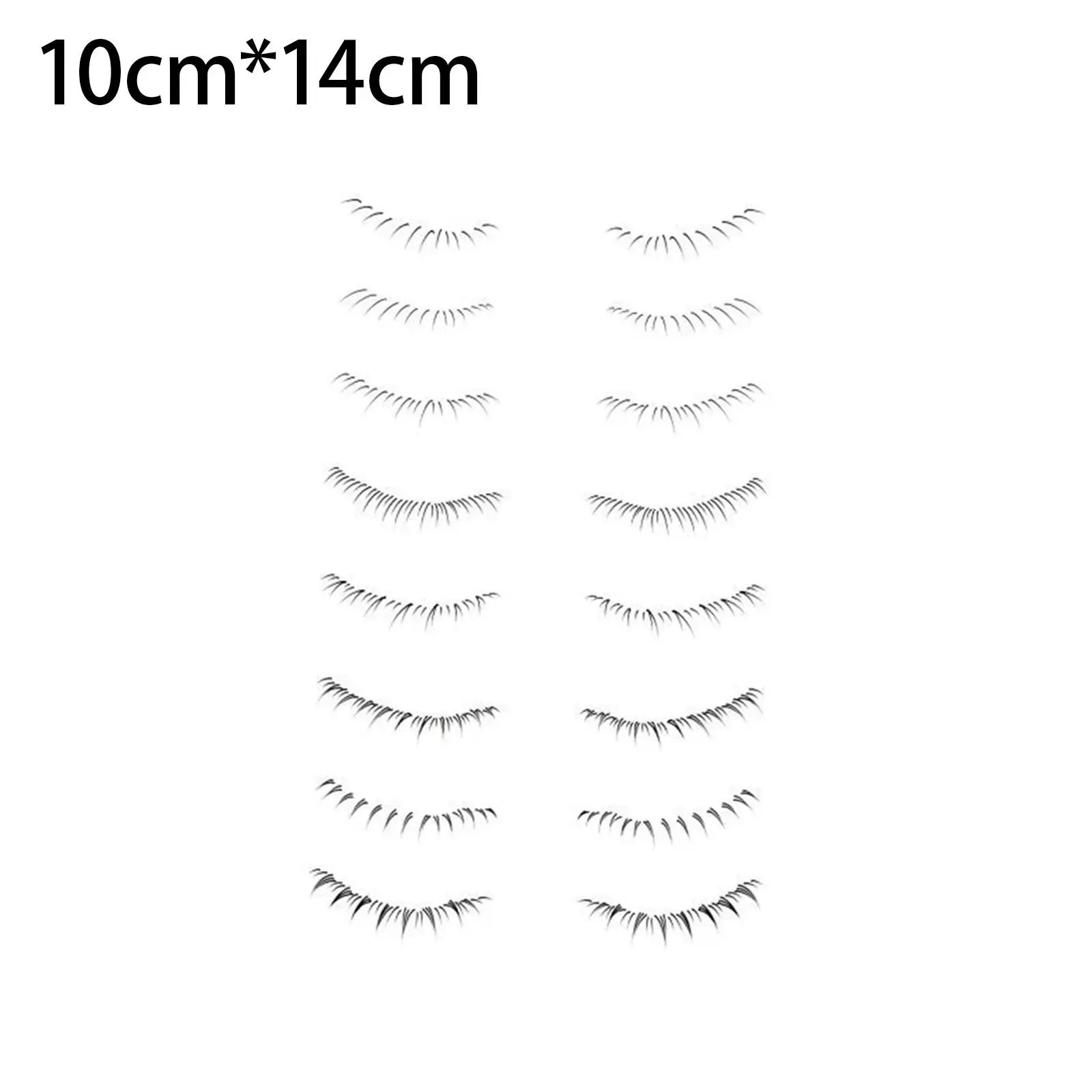 False Eyelashes Professional Halloween Lashes Gorgeous 3D Volume Makeup Eyelashes Fake Lashes for Party Halloween