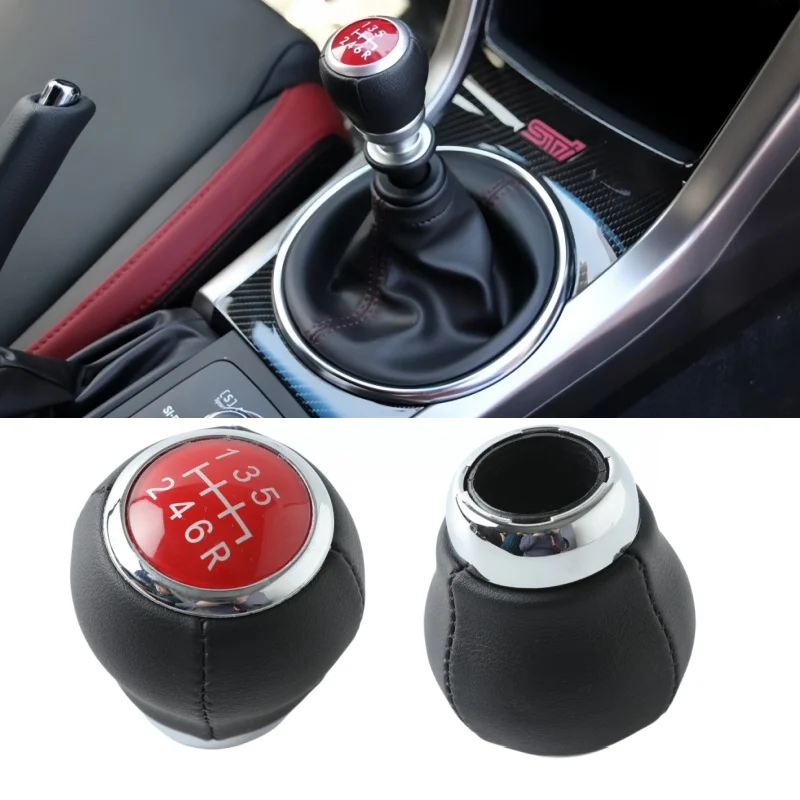 

Для Subaru Impreza WRX STI Outback Forester 2009-2019, ручка переключения передач с механической коробкой передач, аксессуар 5, 6 скоростей