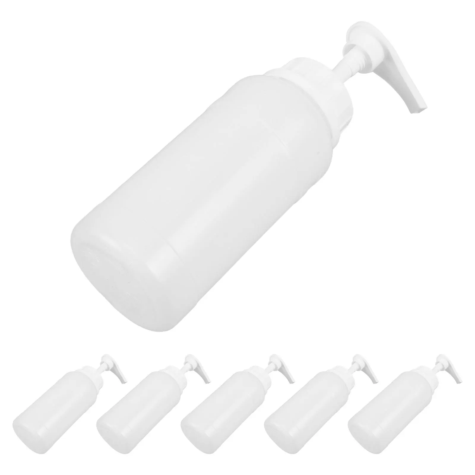 

6Pcs Refillable Soap Dispenser Pump Bottles 300ml Thickened Liquid Soap Lotion Shampoo Container for Bathroom Travel
