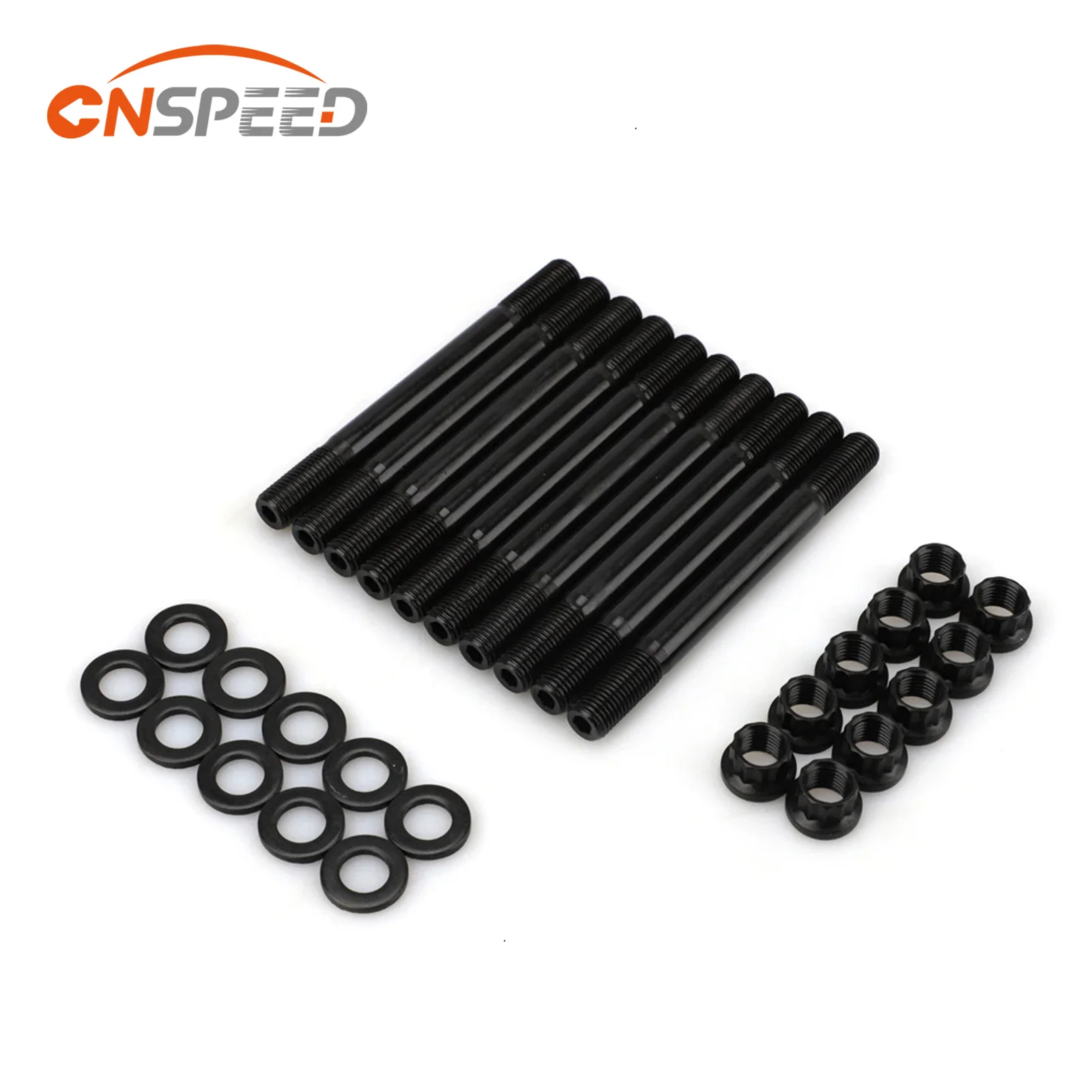 Cylinder Head Stud Kit For EVO8 EVO9 For Mitsubishi Eclipse 94-up 4G63 7-bolt 11mm