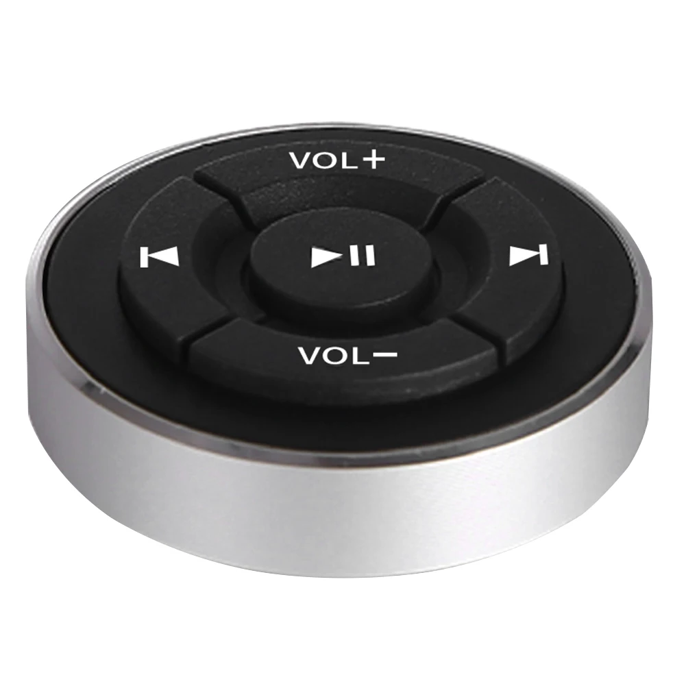 Bluetooth-kompatibel Fernbedienung Hervorragende Handwerkskunst Gut Haltbarkeit Auto Lenkrad Media Fernbedienung für iOS Android