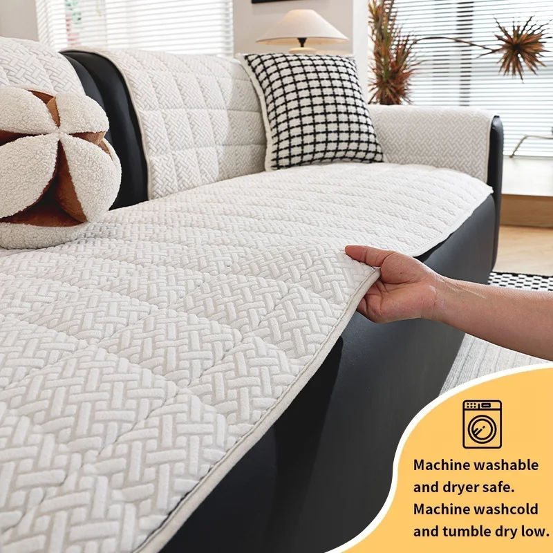 1PC-Winter-Plüsch-Sofakissen, rutschfestes Kissen für Herbst und Winter, einfaches und beliebtes Sofakissen für das Wohnzimmer