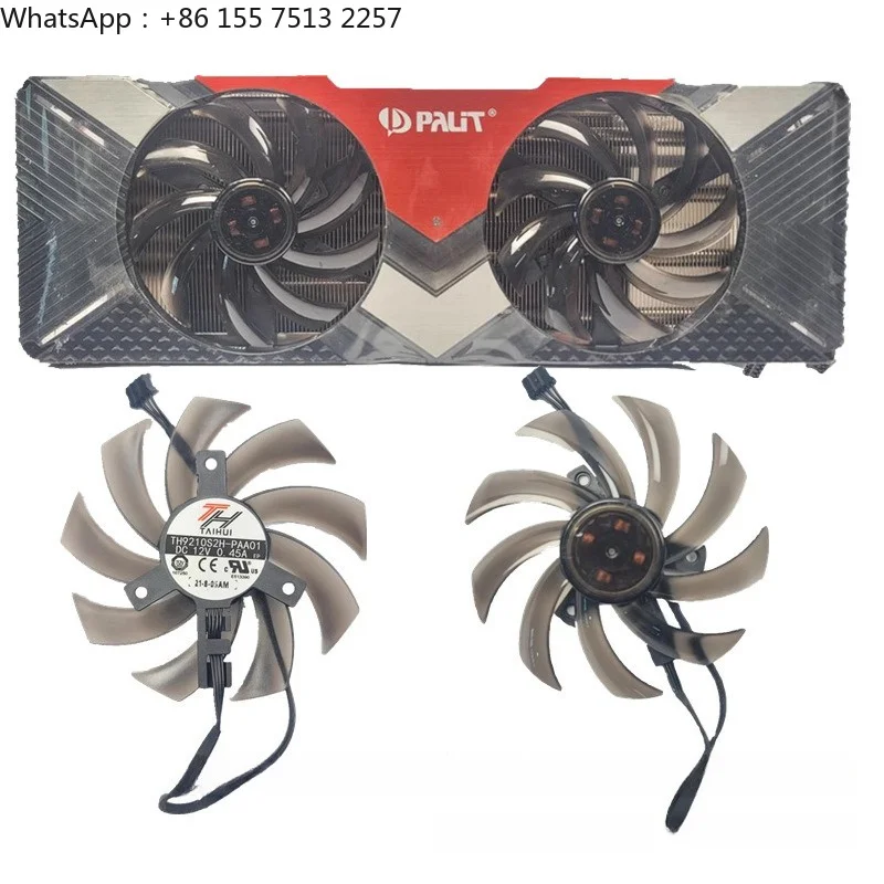 Suitable for public 2080 graphics card radiator Original PALIT Tongde Suitable for 2080S public graphics card cooling fan