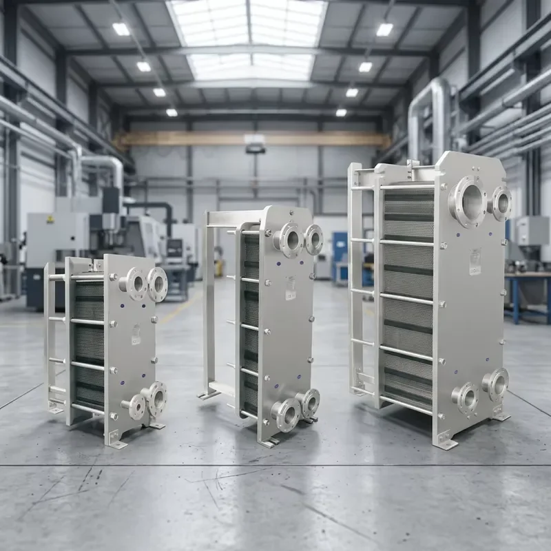 6m² SUS304 Sanitary Food Grade Stainless Steel Plate Heat Exchanger for Heater and Cooling Milk Dairy and Beverage Processing