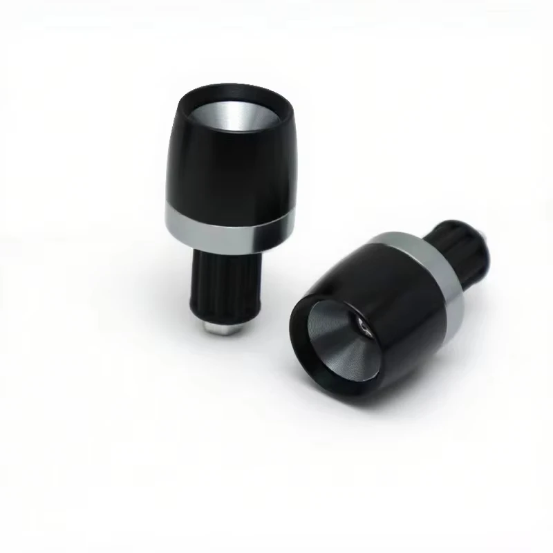 2 Stück Motorrad-Lenkerenden, 1 Paar CNC-Aluminium Anti-Vibrations-Gegengewichtsstopfen, Universelles Zubehör – Detail 11
