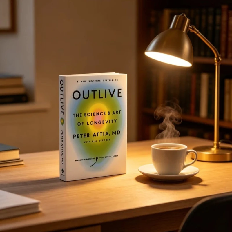 

OutliveThe Science Art of Longevity 1 New York Times Bestseller By Peter Attia MD with Bill Gifford Lifelong Health & Wellness