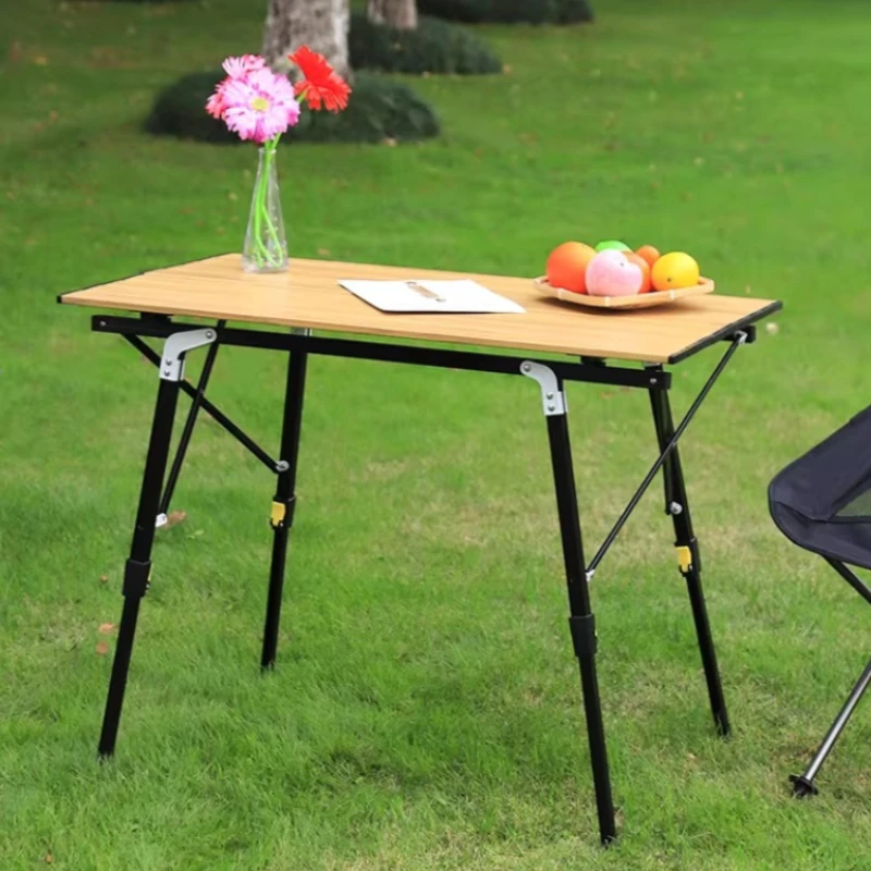 

Small Adjustable Camping Table Ultralight Backpacking Camping Table Lightweight Standing Folding Silla De Playa Outdoor Table