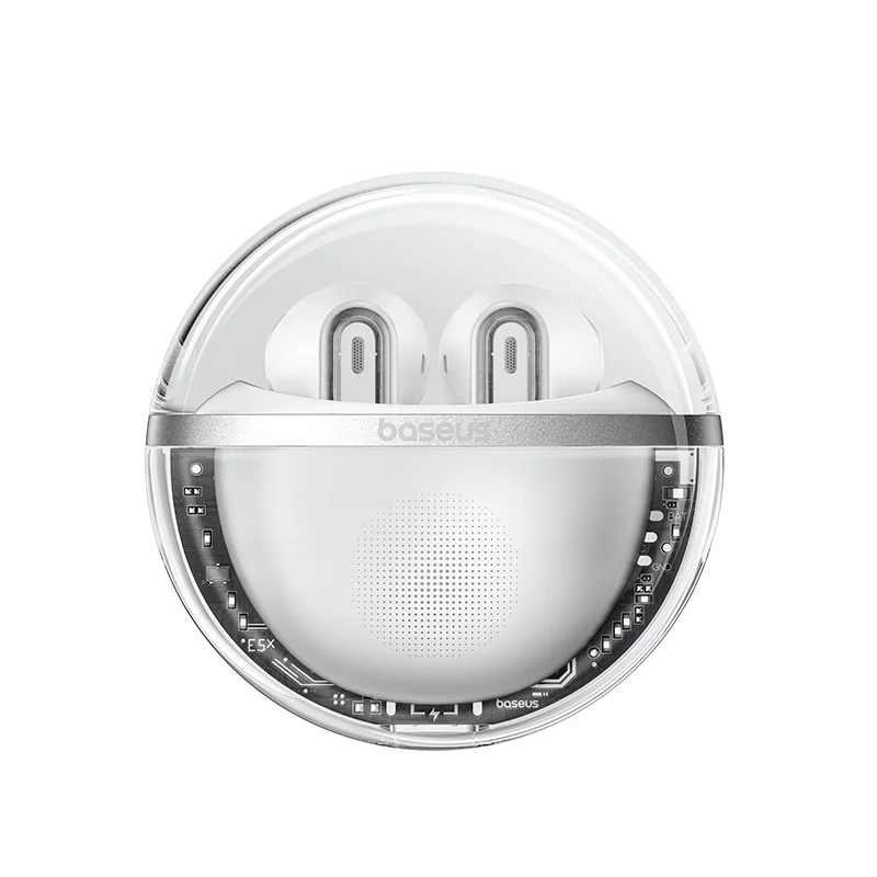 Audífonos inalámbricos Baseus Bowie E5x True Wireless con Bluetooth 5.3, diseño semi-intraaural, 4 micrófonos con IA ENC, 25 horas de reproducción. 7