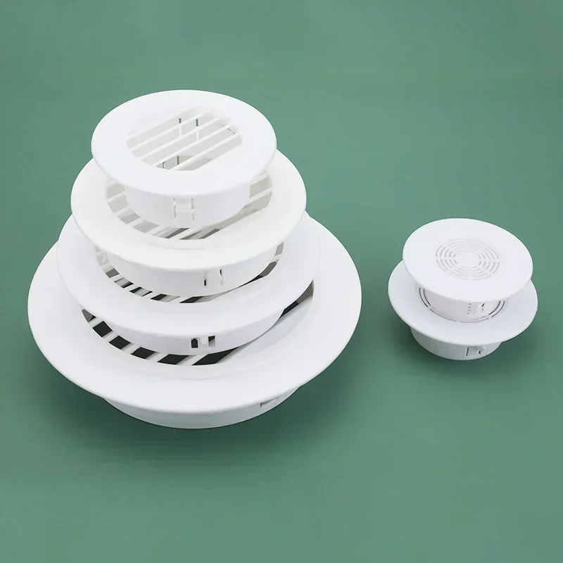 1PCS Air Conditioning Hole Cover Dust Plug Round Wall Decorative Cap Air Ventilation Grille Systems Kitchen Bathroom Accessories