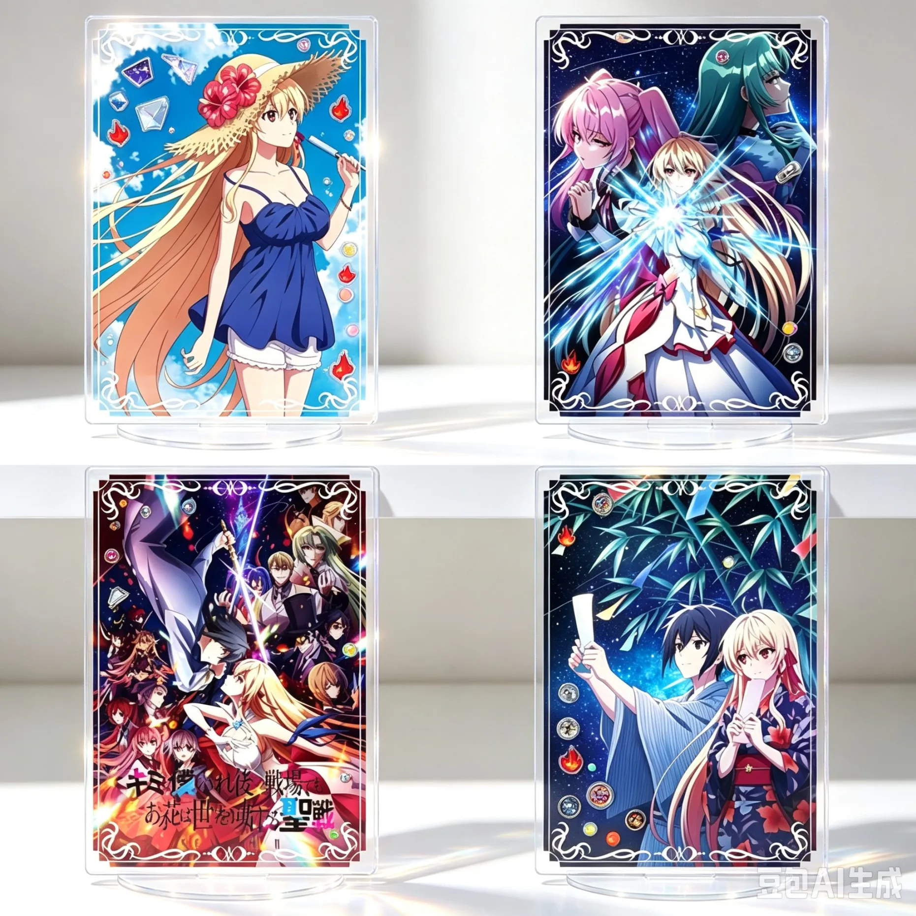 CLASSIC 15cm Anime Our Last Crusade Or The Rise Of A New World Bookshelf Decoration Lovely Products Acrylic Stand Model Keychain