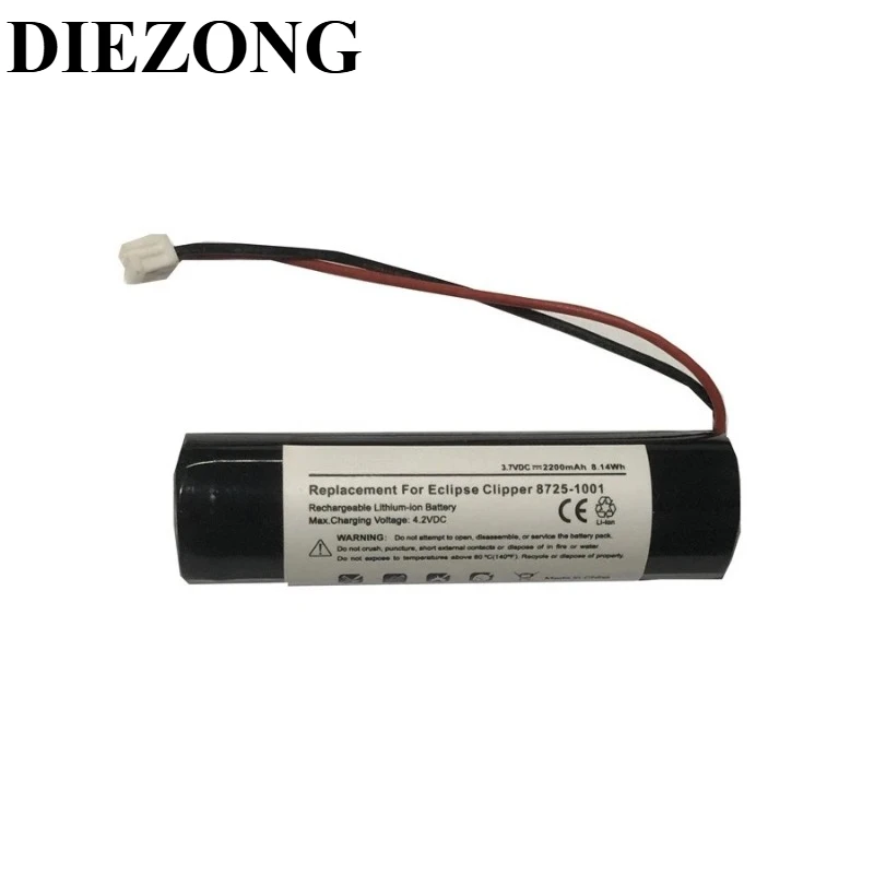 CLP-WHL01 3.7V 2200mAh New Rechargeable for Wahl Eclipse 8725-1001 Hair Clipper Battery 93151-101 93151-102