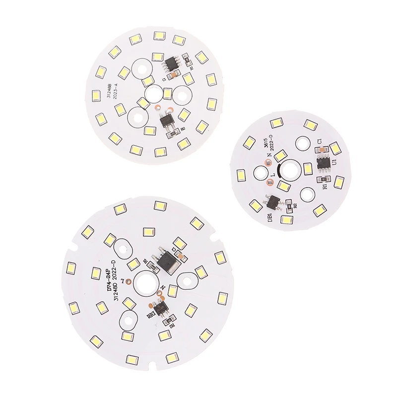 LED電球用ラウンドランプビーズ,smd,冷,暖かい,白,ドライバーなし,3w,5w,7w,9w,12w,15w,ac,220v-240v