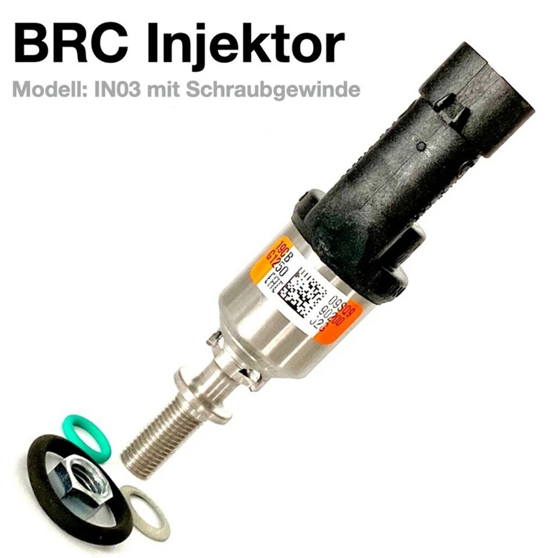 BRC MTM Injector LPG Injector CNG GPL IN03 Orange For Opel Chevrolet Etc.09SQ99020002G Replacement Parts Accessories 1 PCS