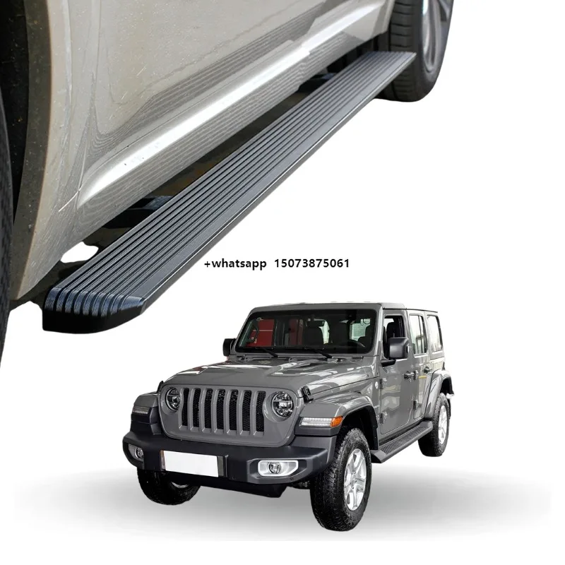

Electric Running Boards SUV Side Step for 2018 2023 Wrangler JLU Sahara Automatic Side Step