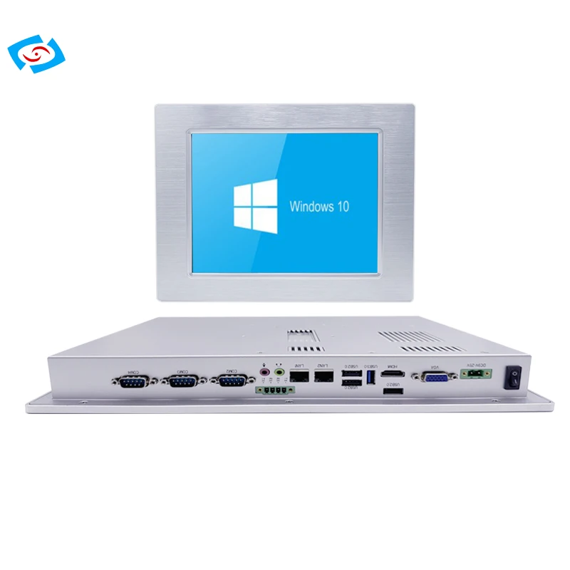 10.4 inch Cheap industrial panel PC  With Celeron N2930 Processor 4 USB  4 COM 2 LAN