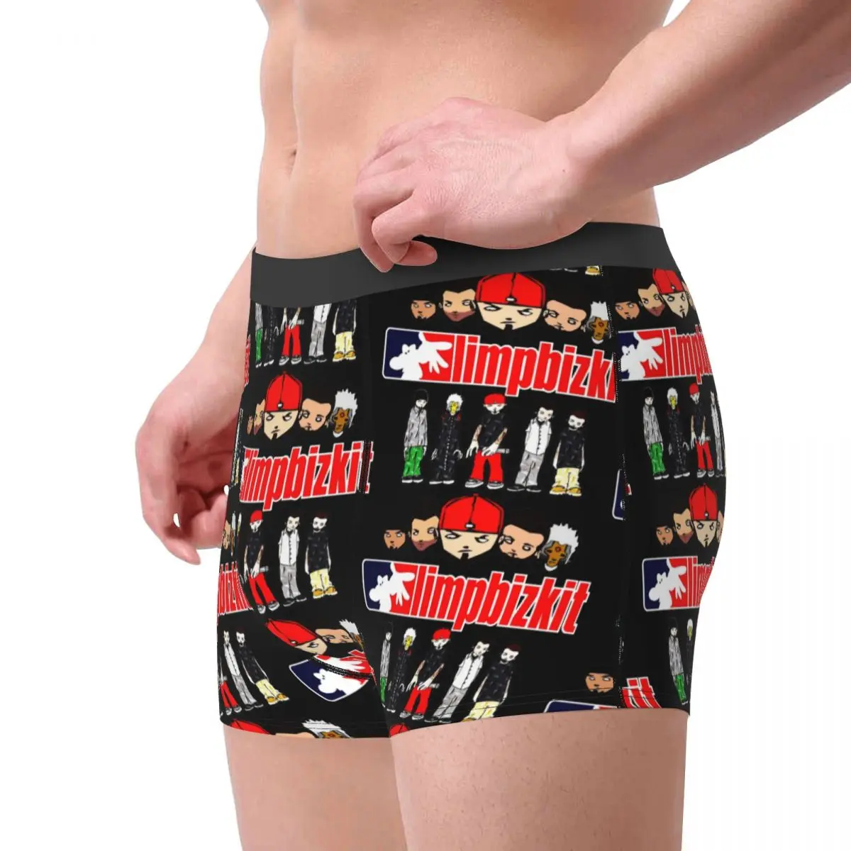 Men Amazing Of Limp Bizkit Underwear Sexy Boxer Shorts Panties Homme Breathable Underpants