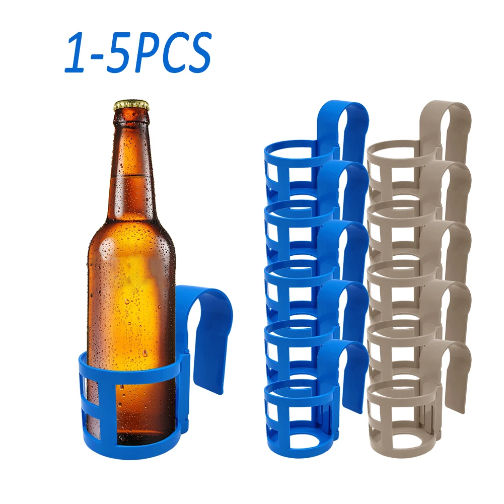 1-5Pcs Swimming Pool Water Cup Hanger Car Water Cup Drink Holder for Above Swimming Pool Side Drinks Beer Storage Shelf